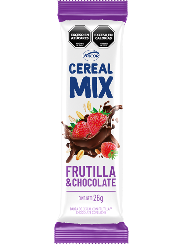 CerealMix Barra Frutilla y Chocolate