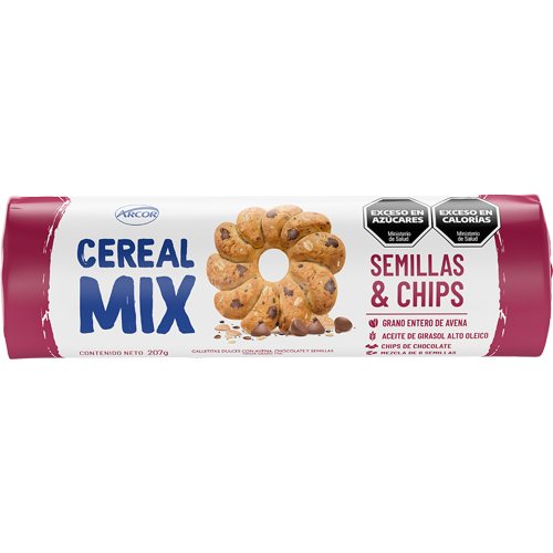 CerealMix Galletas 207grs. Semillas & Chips